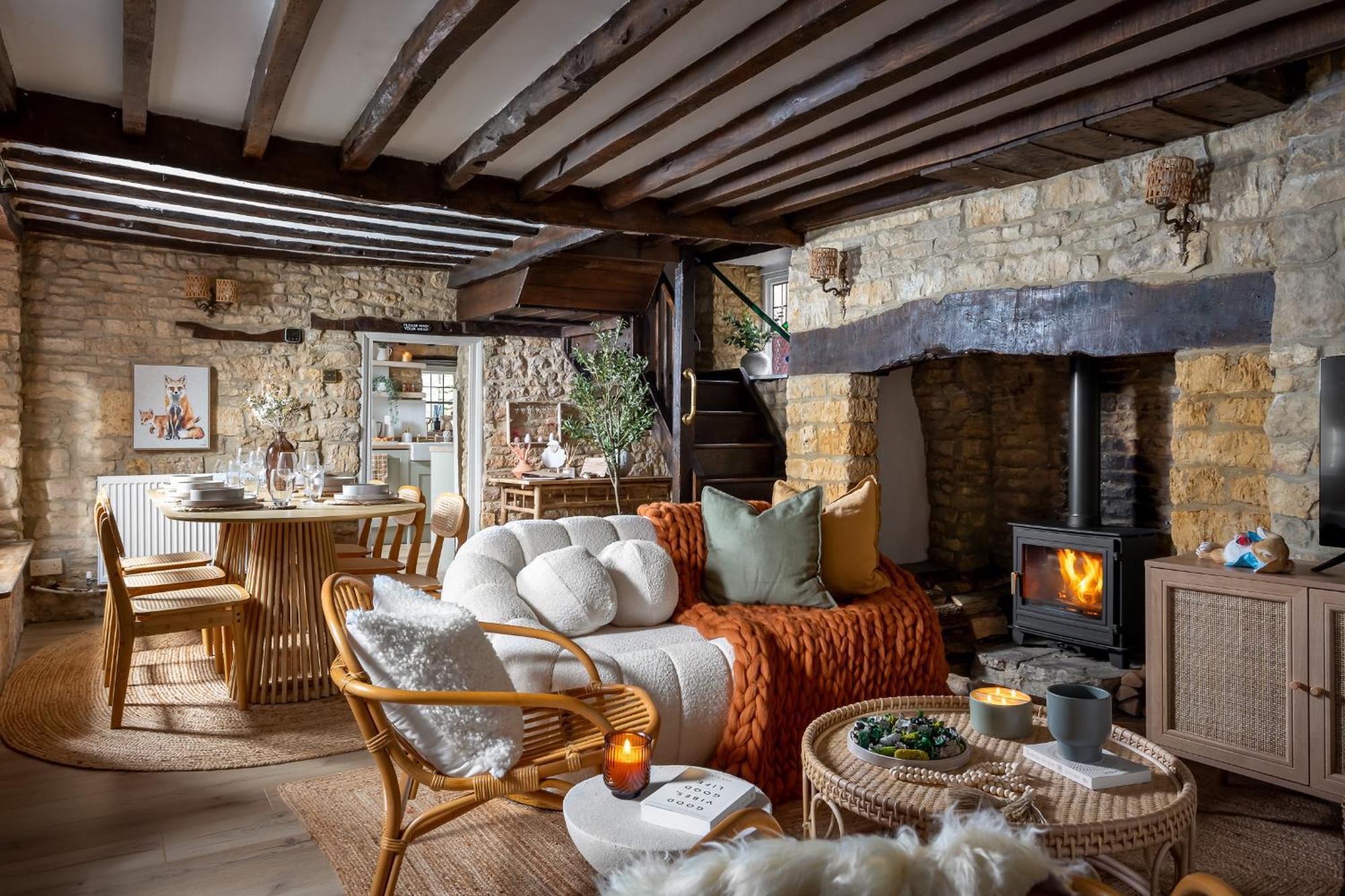 Bourton Scandi Chic Authentic Cottage Экстерьер фото